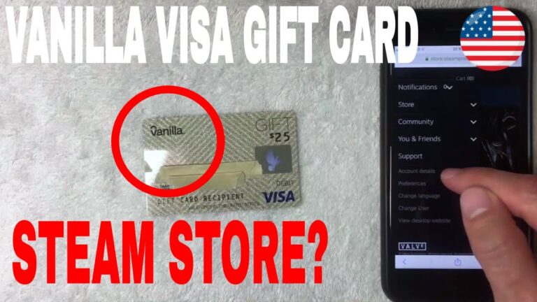 Can You Use a Visa Gift Card on Steam?