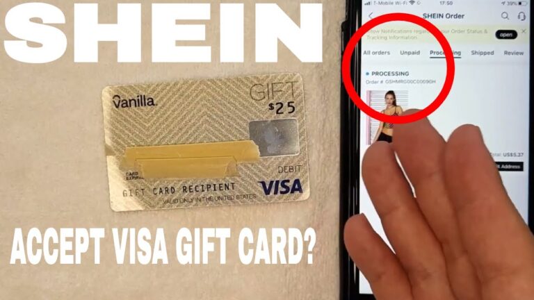 How to Use a Visa Gift Card on Shein?