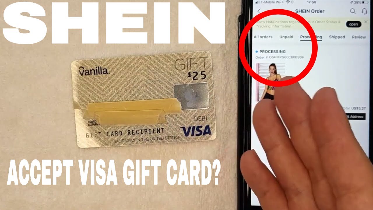 How to Use a Visa Gift Card on Shein