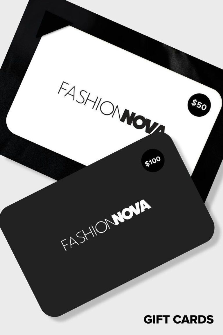 How to Use Fashion Nova Gift Card?